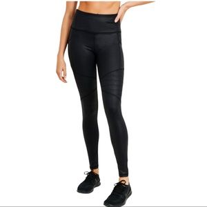 NWT Foil High Waisted Moto Leggings
